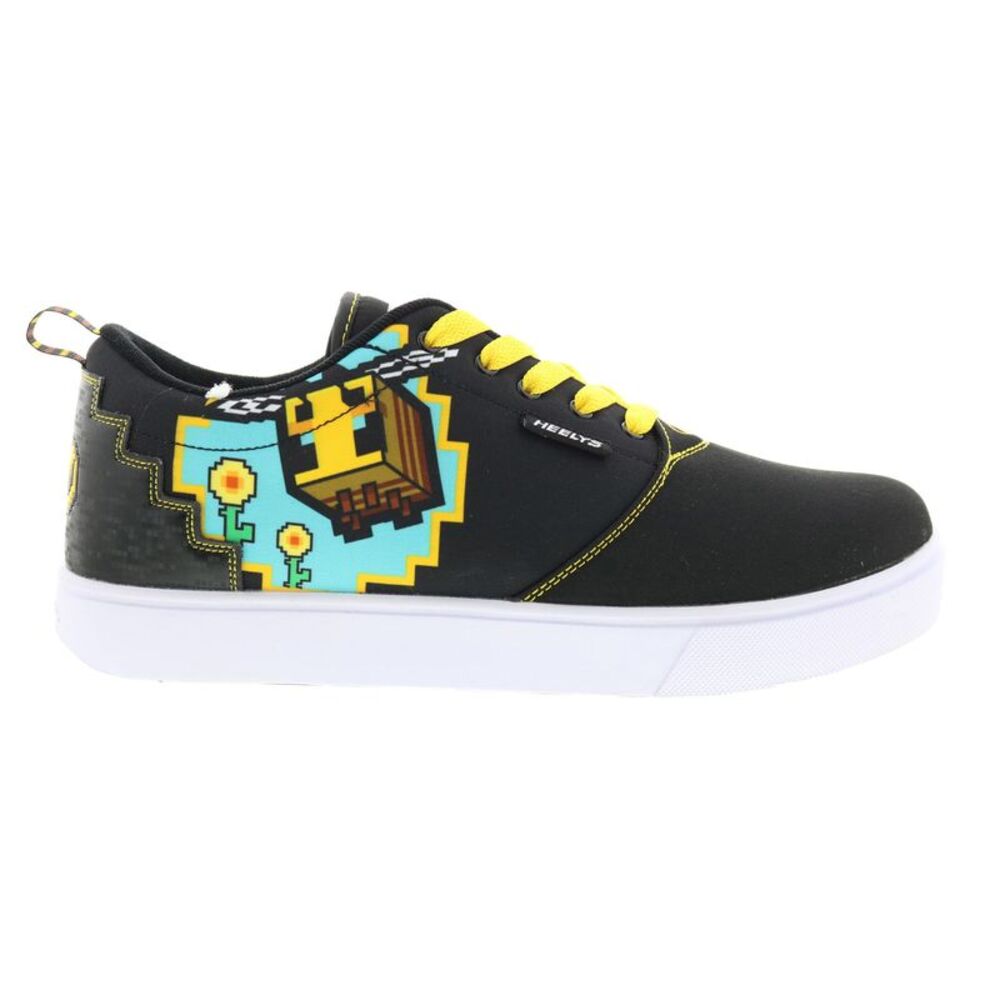 Heelys Men's Black & Yellow Pixel Bee Low-Top Skate Shoe